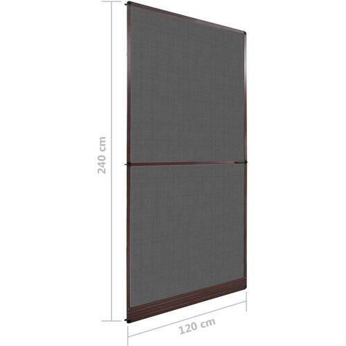  Zaslon za insekte s čepom Smeđa i crna 120 x 240 cm - Smeđa 120 x 240 cm Slike