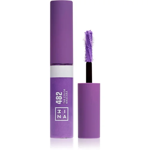 3INA The Color Mascara Mini maskara nijansa 482 - Purple 5,5 ml