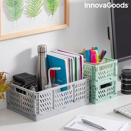 InnovaGoods Set od 3 preklopive i složive kutije za pospremanje Boxtor Slike