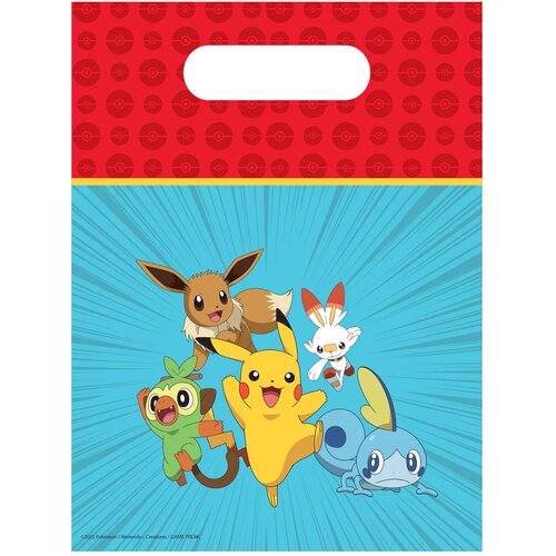 Procos Pokémon plastične vrećice za poklone, set od 6 komada Cene