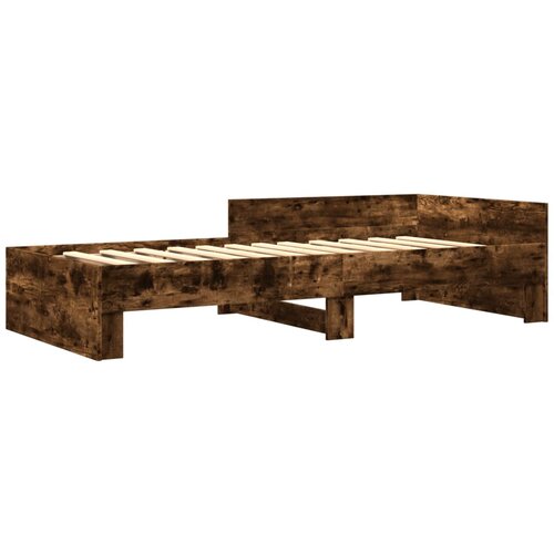 vidaXL Okvir za krevet boja hrasta 100 x 200 cm konstruirano drvo Cijene