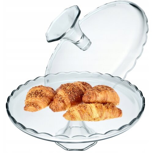 KADAX Stojalo za torto Stekleni krožnik s sadjem na nogi 32 cm, (5000351984) Cene