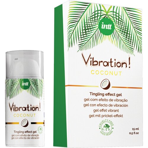 Intt Vibrator Tečni vibrator Vibration! Coconut, 15 ml Cene