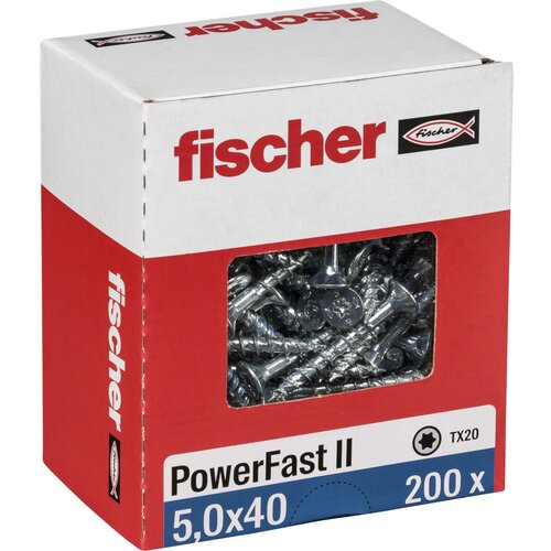 Fischer PowerFast II 5,0x40 SK TX TG blvz 200 Slike