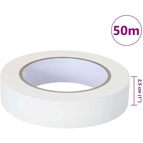 VidaXL Trake za maskiranje slikara 6 pcs Bijelo 25mm x 50m Papir Slike