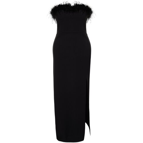 Trendyol Curve Black Straight Shift Maxi Woven Plus Size Dress Cijene