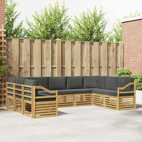  Sekcijska garnitura 9 pcs Bijela i antracit 304 x 185,5 x 73 cm Cene