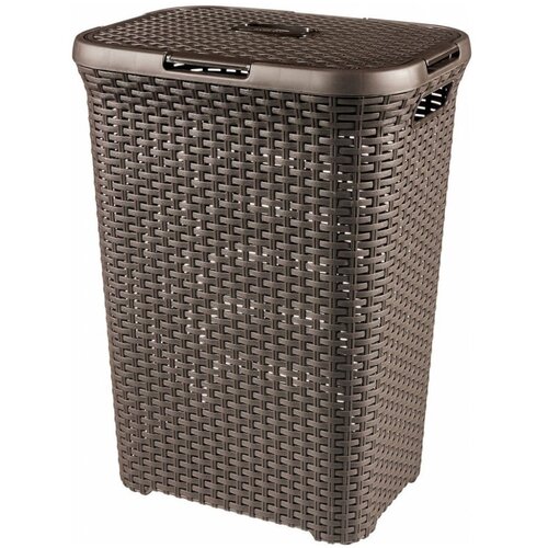 Curver Rjav ko&amp;scaron; za perilo Hamper, 40 l Slike