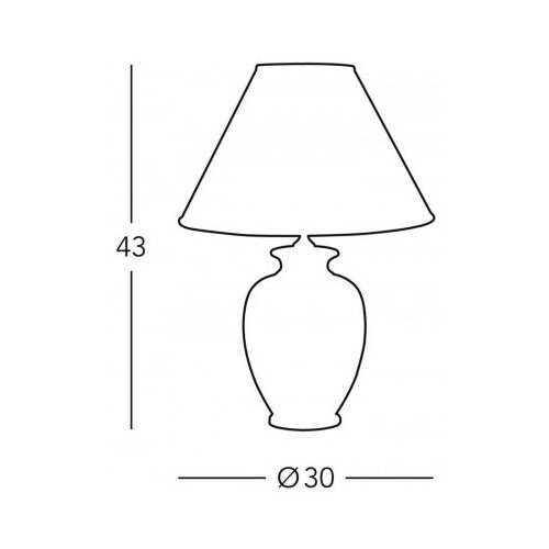  Kolarz 0014.73.7 - Stona lampa BORDEAUX 1xE27/100W/230V Slike