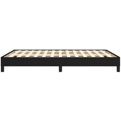  Okvir za krevet bez madraca crni 140x200 cm od tkanine Slike
