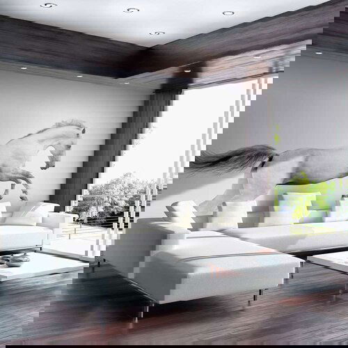  Tapeta - White gallop 400x309 Slike
