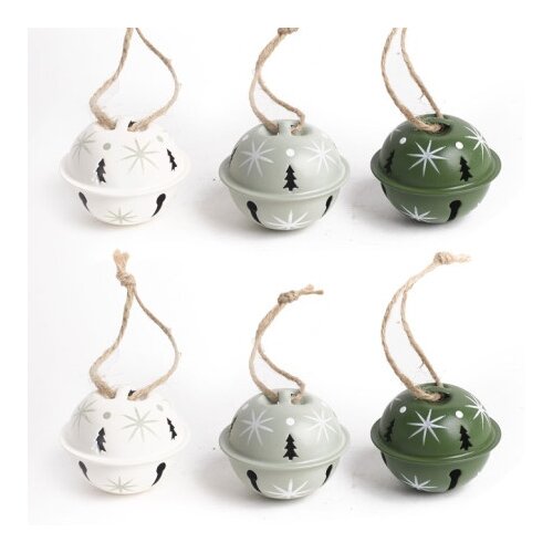 Viter novogodišnji praporci pastel green 1/6 ( 060667 ) Slike