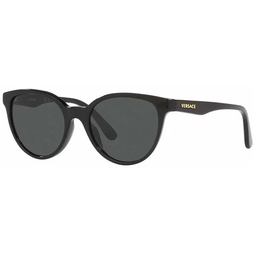 Versace Otroška sončna očala črna barva, 0VK4427U