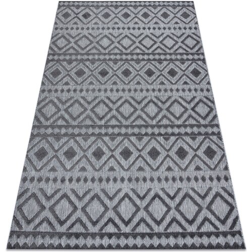 RugsX Preproge Preproga Strukturni SOLE D3852 Boho diamanti - 80x150 cm Siva Cene