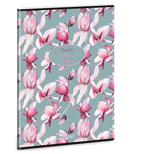 Ars Una Karo zvezek A4 40-listni z dodatnimi sponkami : Botanical Mangolia Slike