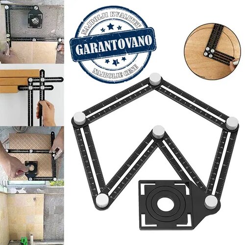  multifunkcionalni aluminijumski lenjir za kopiranje uglova Slike