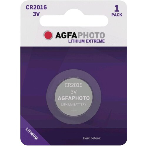 Agfa Litijumska baterija CR2016 B1, 3V, Dugmasta, Blister 1 komad Cene