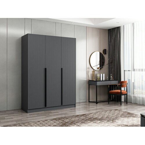 Hanah home Ormar Kale 135x210x52cm Antracit Cene