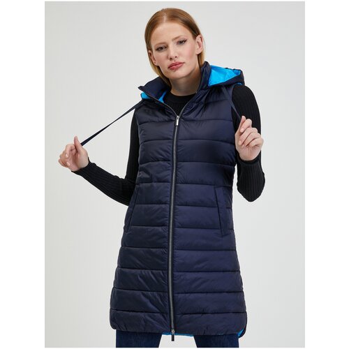 Orsay Dark blue ladies quilted vest - Ladies Cijene