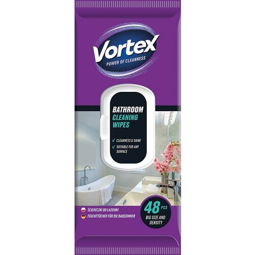 Vortex vlažne maramice maramice za kupatilo 48komada u pakovanju. Slike