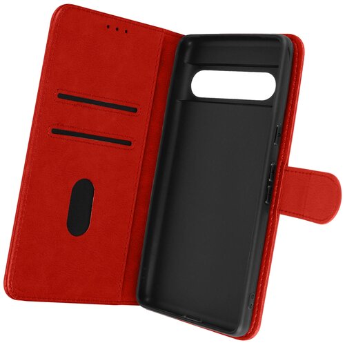 AVIZAR folio case google pixel 7 pro z držalom za kartico - rdeca, (20616326) Cene