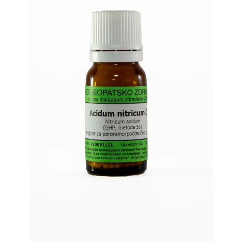  Acidum nitricum C12, homeopatske kroglice