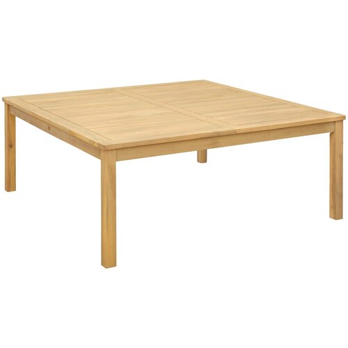  Kava Stol Svijetla akacija 110 x 110 x 45 cm Cijene