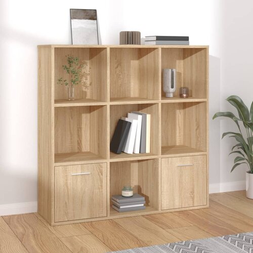 Furnova Knjižna omara sonoma hrast 98x30x98 cm iverna plošča, (21951122) Cene