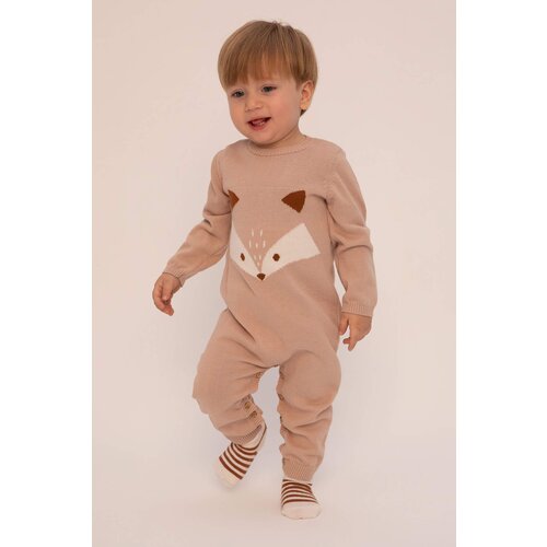 Defacto Cotton Regular Fit Crew Neck Overalls Slike