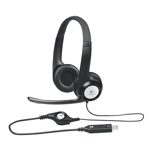  Slu&scaron;alice sa mikrofonom, Logitech H390, USB, Noise-canceling Rotating microphone, 981-000406 Cijene