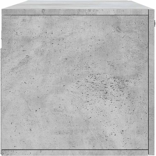  Zidni ormarić boja betona 100 x 36,5 x 35 cm konstruirano drvo Slike
