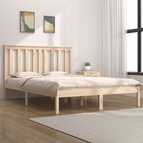  Posteljni okvir iz trdne borovine 120x190 cm, (20646437) Slike