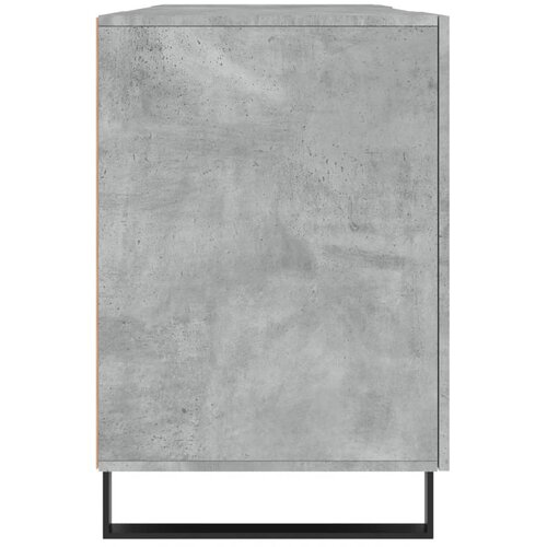  Radni stol boja betona 140 x 50 x 75 cm od konstruiranog drva Siva Slike