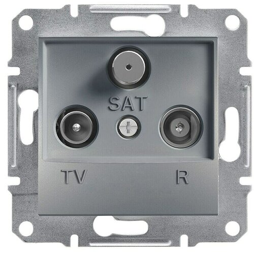 Schneider Electric Asfora Antenska vtičnica končna TV/R/SAT (Siva, 1 dB) Cene