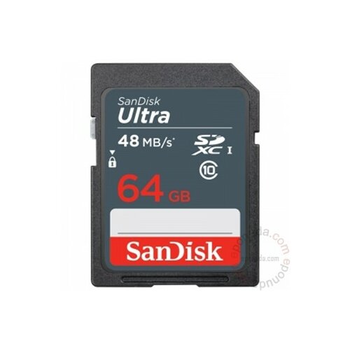 Sandisk SDXC 64GB Ultra 48mb/s memorijska kartica Slike