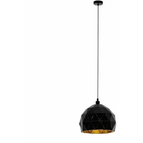 Eglo Viseča svetilka Eglo Roccaforte (60 W, premer: 30 cm, višina: 110 cm, E14, črno-zlata)