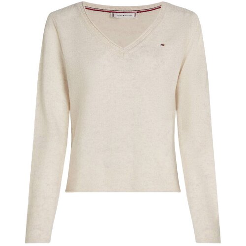 Tommy Hilfiger Puloverji WW0WW43505 Bež Slike