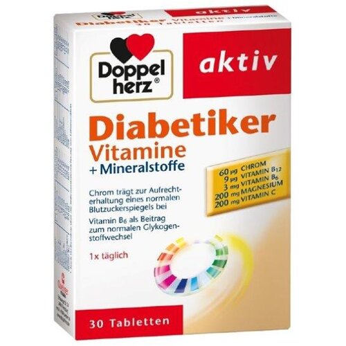Doppelherz Aktiv Vitamini i minerali za dijabetičare, 30 tabelta Cene