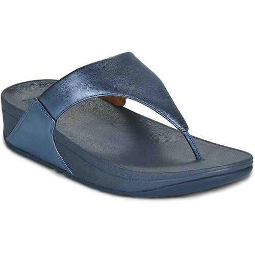 Fitflop LULU LEATHER TOEPOST Plava Cene