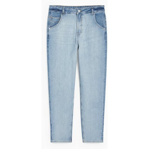 CA ženske farmerke mom jeans- high waist, plave Cene