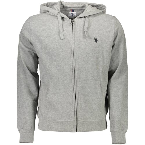 U.S. Polo Assn. US POLO GRAY MEN&amp;amp;#39;S SWEATSHIRT WITH ZIP Slike