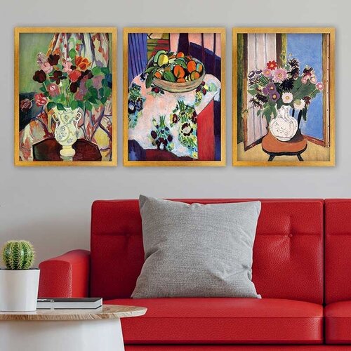 Wallity Set uramljenih slika 3AC_UN0332494, 3 Dela Cene