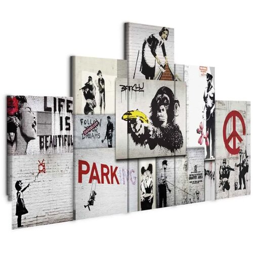  Slika - Street Crimes: Banksy Art 225x112.5 Na talijanskom platnu Cene