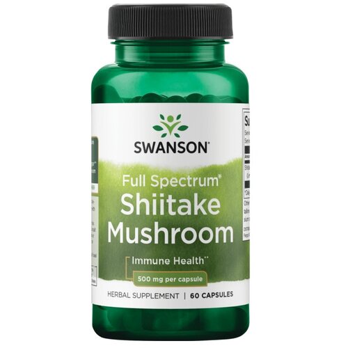 Swanson Shiitake gljive 500 mg (60 kapsula) Cijene