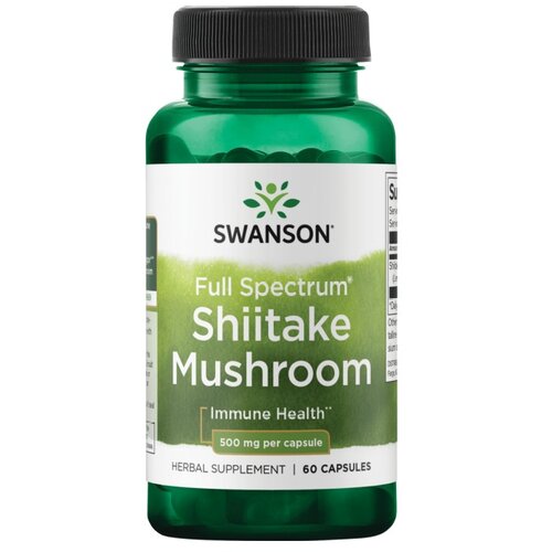 Swanson &Scaron;itake gobe 500 mg (60 kapsul) Cene