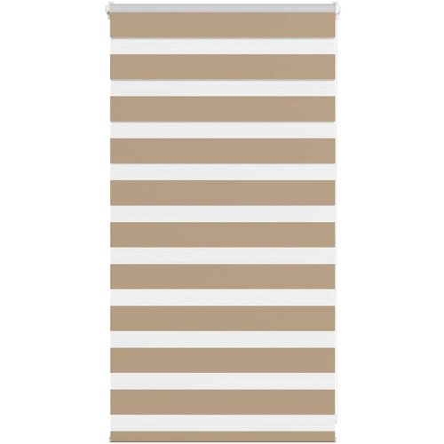 vidaXL Zebra zavesa peščeno rjava 90x100 cm širina blaga 85,9 cm poliester, (5000297238) Cene