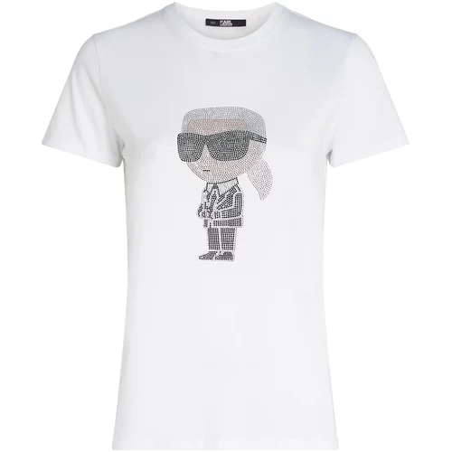 Karl Lagerfeld Majica siva / bijela