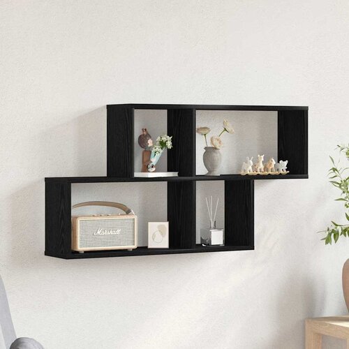  Polica na zidu Crni hrast 76 x 15 x 53 cm Konstruirano drvo Cene