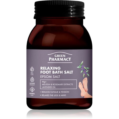 Green Pharmacy Foot Care Relaxing Foot Bath Salt relaksirajuća sol za kupku za stopala 400 g Slike