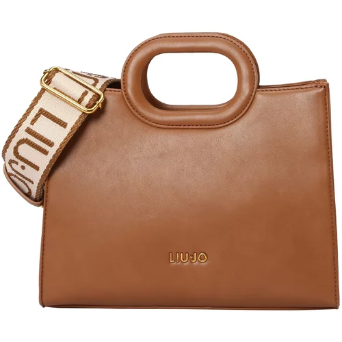 Liu Jo Ručna torbica bež / zeleno smeđa / zlatna